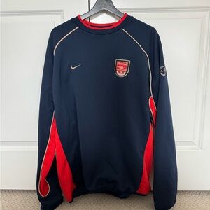 Arsenal 2000-2001 Nike Sweatshirt Size XL Authentic